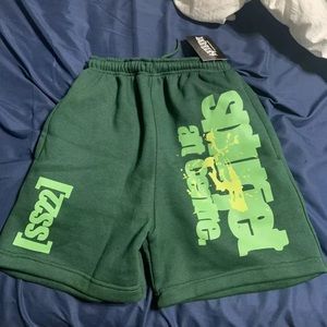 Green shorts size medium
